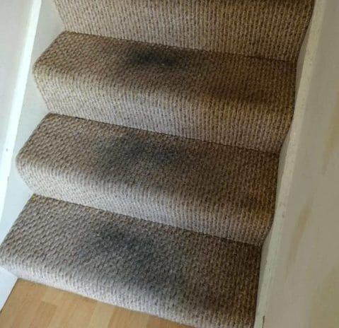 stairs carpet cleaning before e1520907630876