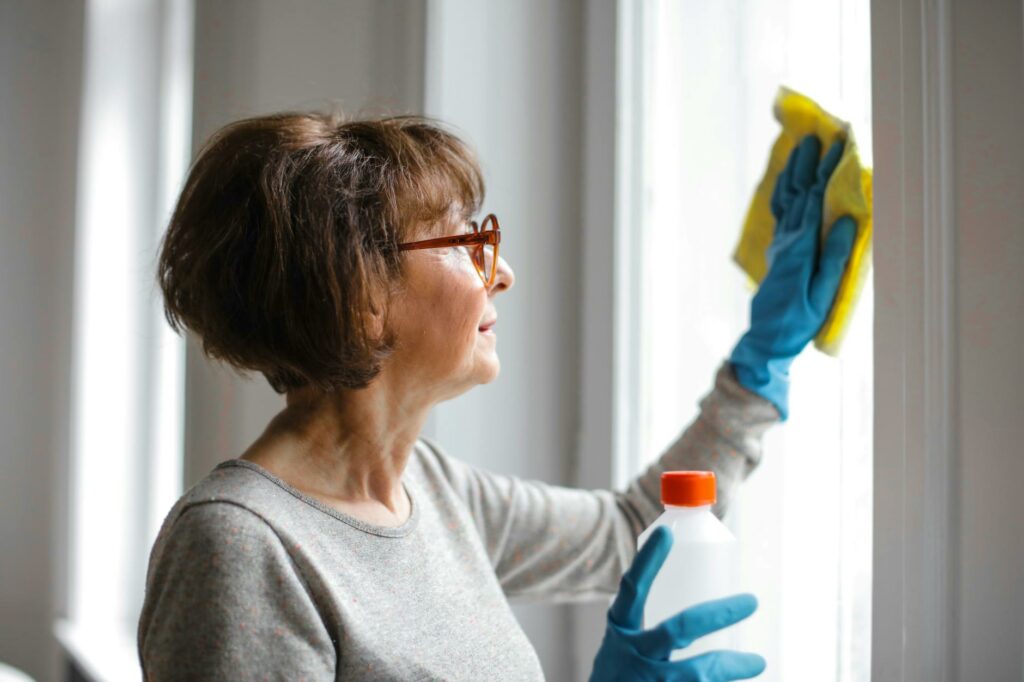 the safety aspects of professional window cleaning services